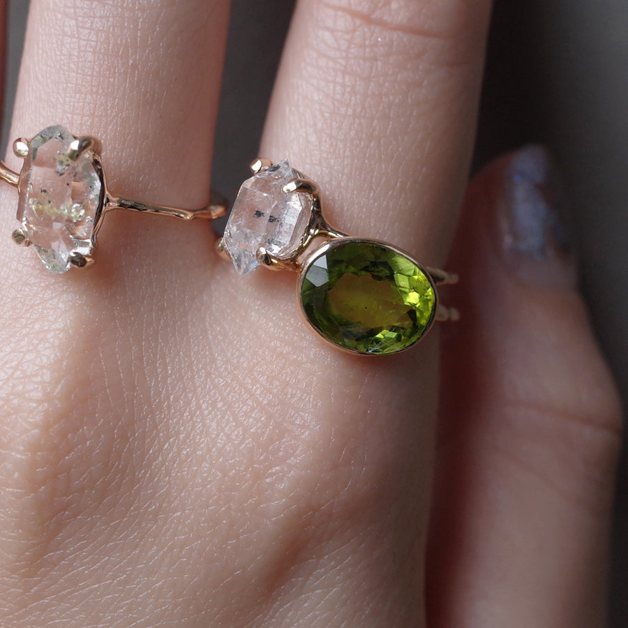 Charm Ring No.1134/ Peridot