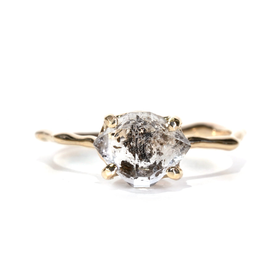 Charm Ring No.1192/ Herkimer Diamond