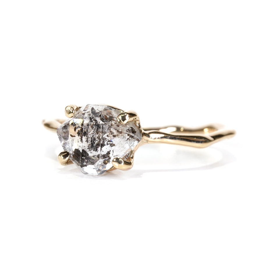 Charm Ring No.1192/ Herkimer Diamond