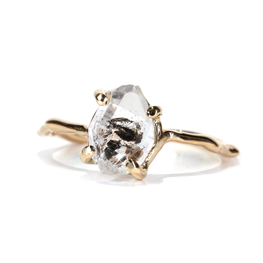 Charm Ring No.1193/ Herkimer Diamond