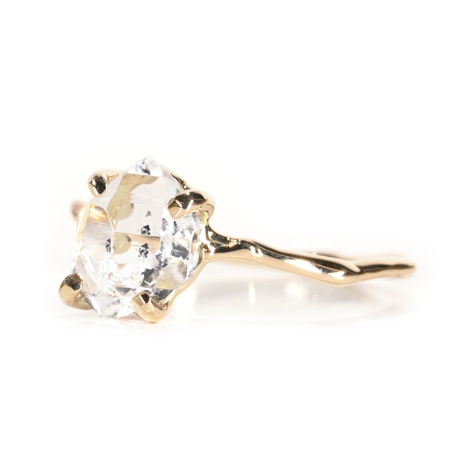 Charm Ring No.1228/ Herkimer Diamond