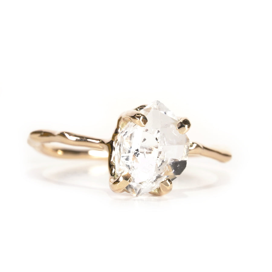 Charm Ring No.1228/ Herkimer Diamond