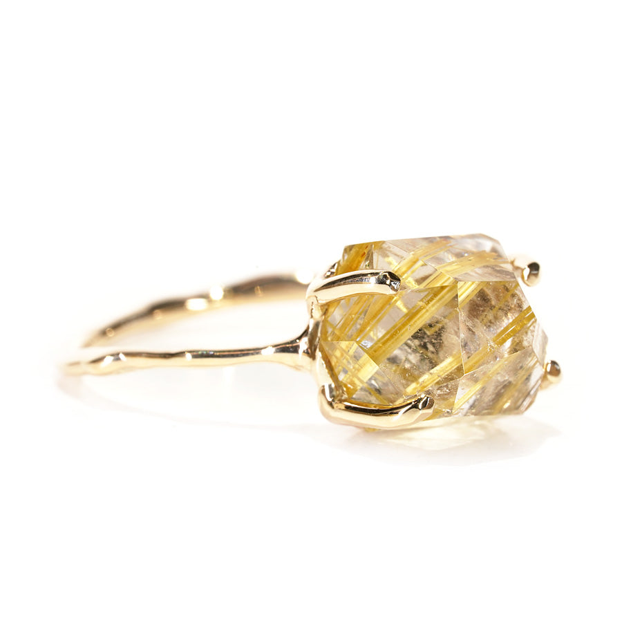 Charm Ring No.1240/ Rutilelated Quartz