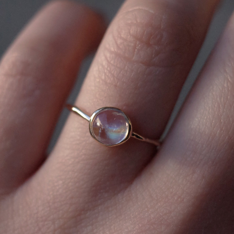 Charm Ring No.1241/Moonstone