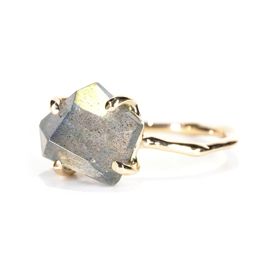 Charm Ring No.1244/ Labradorite