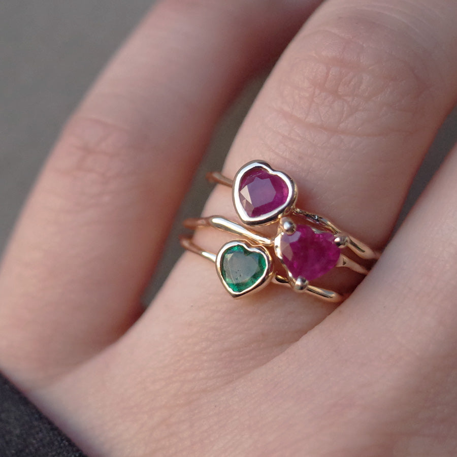 Charm Ring No.1248/ Ruby