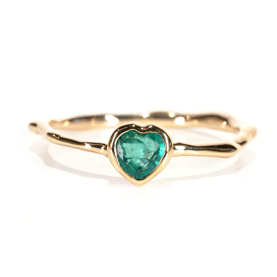 Charm Ring No.1250/ Emerald