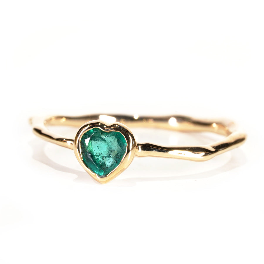 Charm Ring No.1250/ Emerald