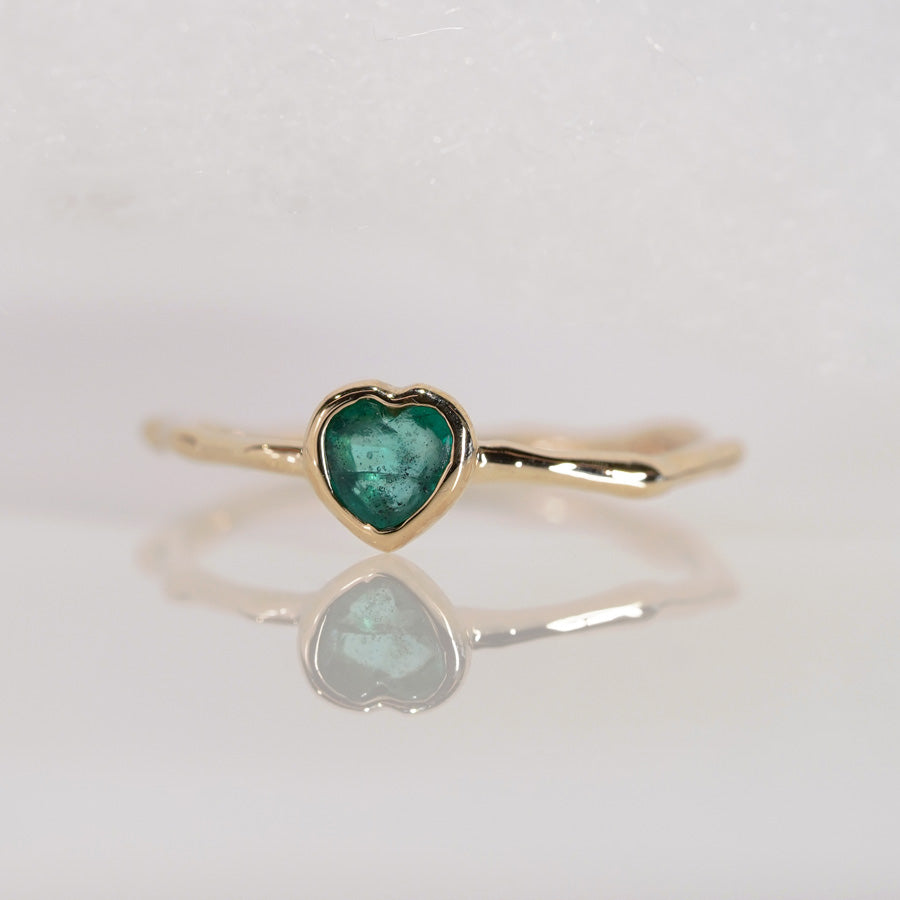 Charm Ring No.1250/ Emerald