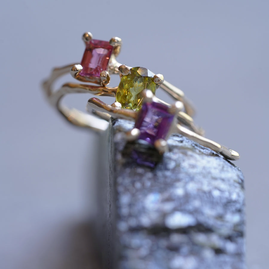 Charm Ring No.1280/ Peridot