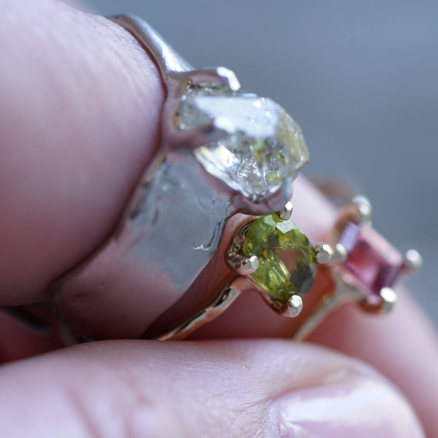 Charm Ring No.1280/ Peridot