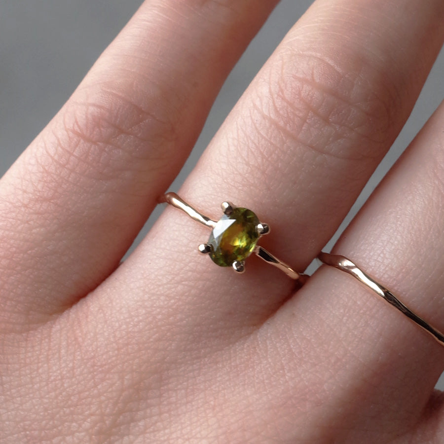 Charm Ring No.1280/ Peridot