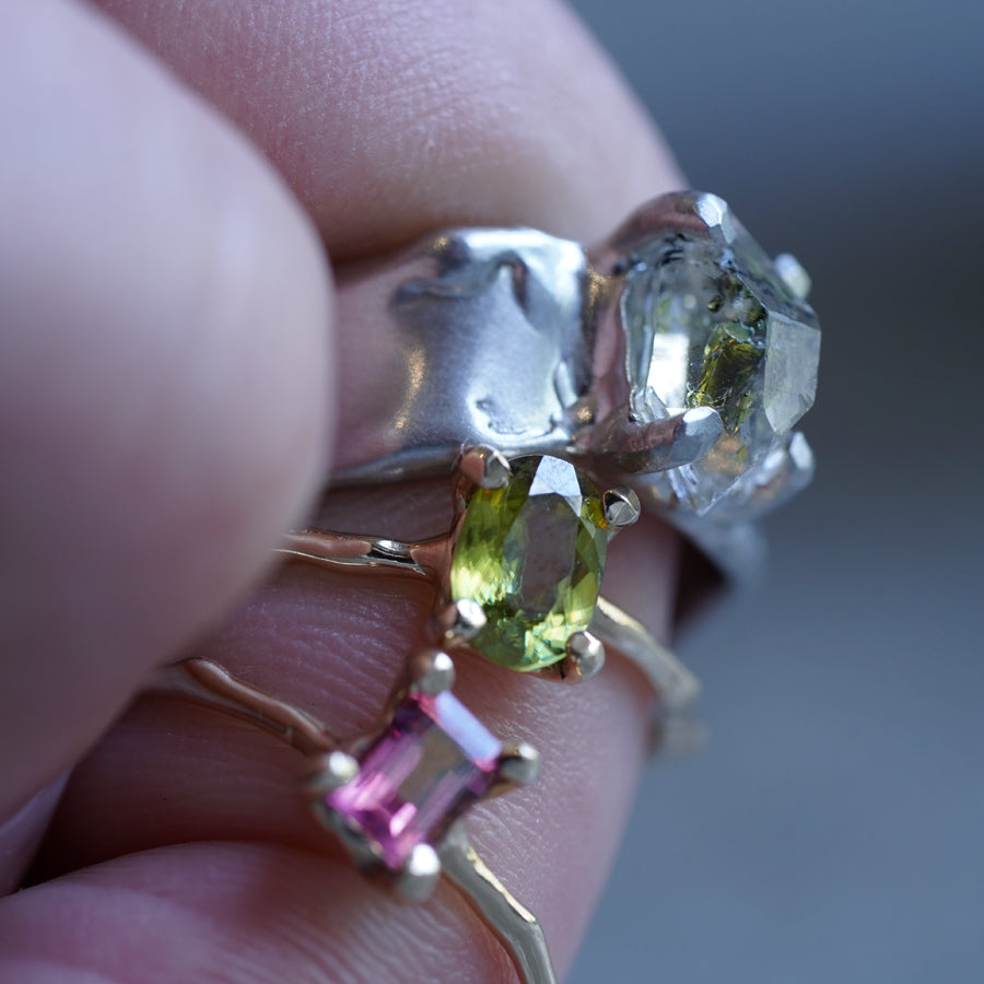 Charm Ring No.1280/ Peridot