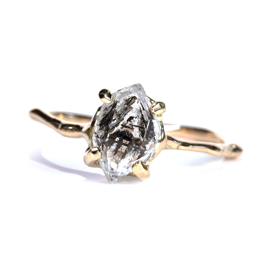 Charm Ring No.1281/Herkimer Diamond