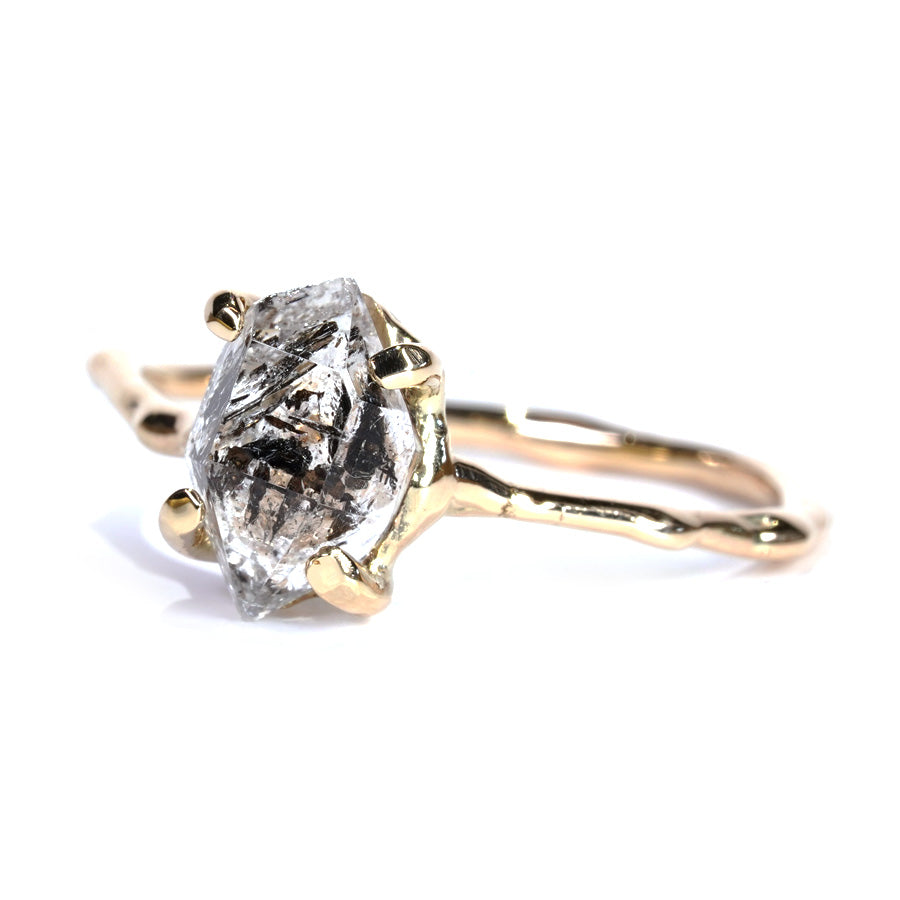 Charm Ring No.1281/Herkimer Diamond