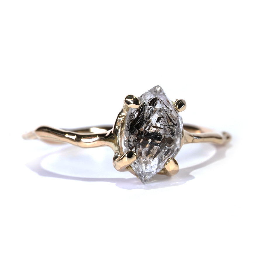 Charm Ring No.1281/Herkimer Diamond