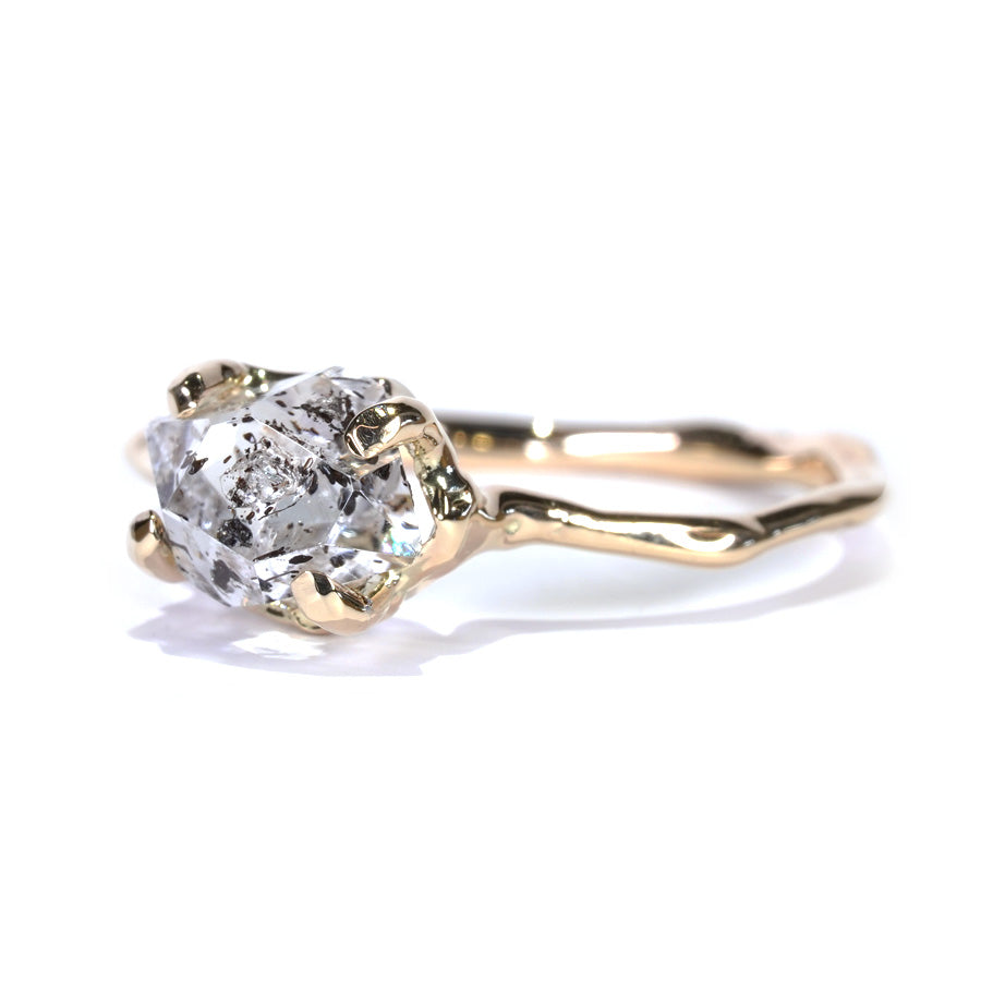 Charm Ring No.1282/Herkimer Diamond