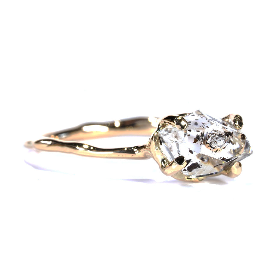 Charm Ring No.1282/Herkimer Diamond