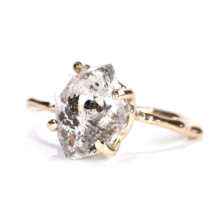 Charm Ring No.1283/Herkimer Diamond