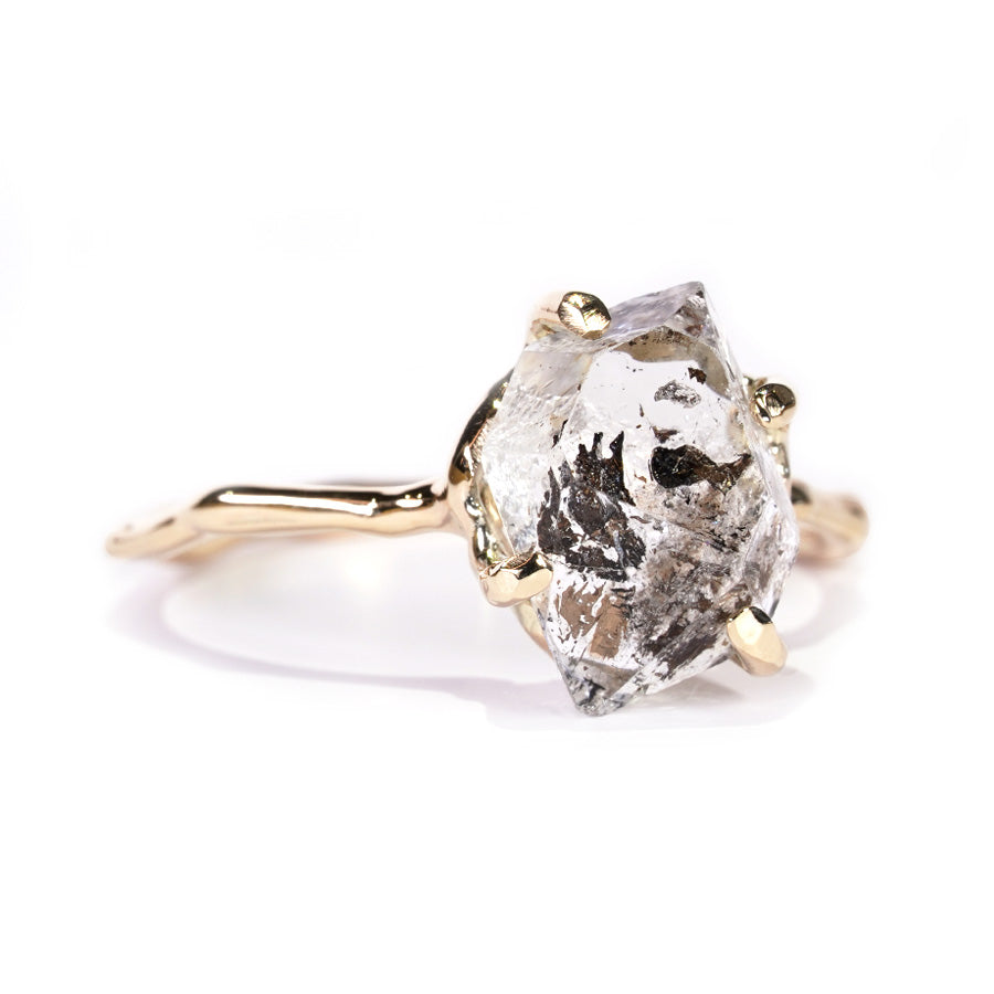 Charm Ring No.1283/Herkimer Diamond