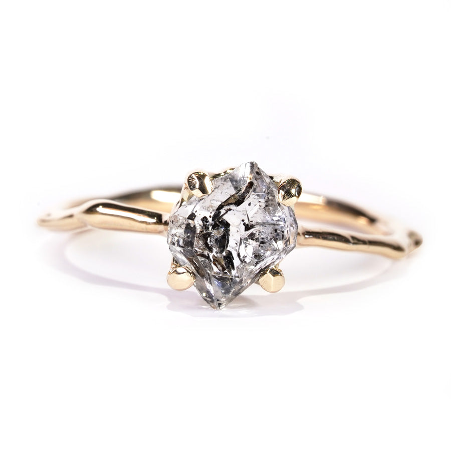 Charm Ring No.1284/Herkimer Diamond