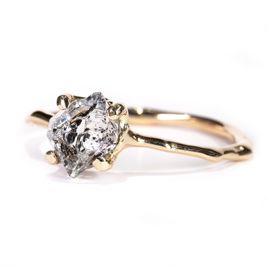 Charm Ring No.1284/Herkimer Diamond