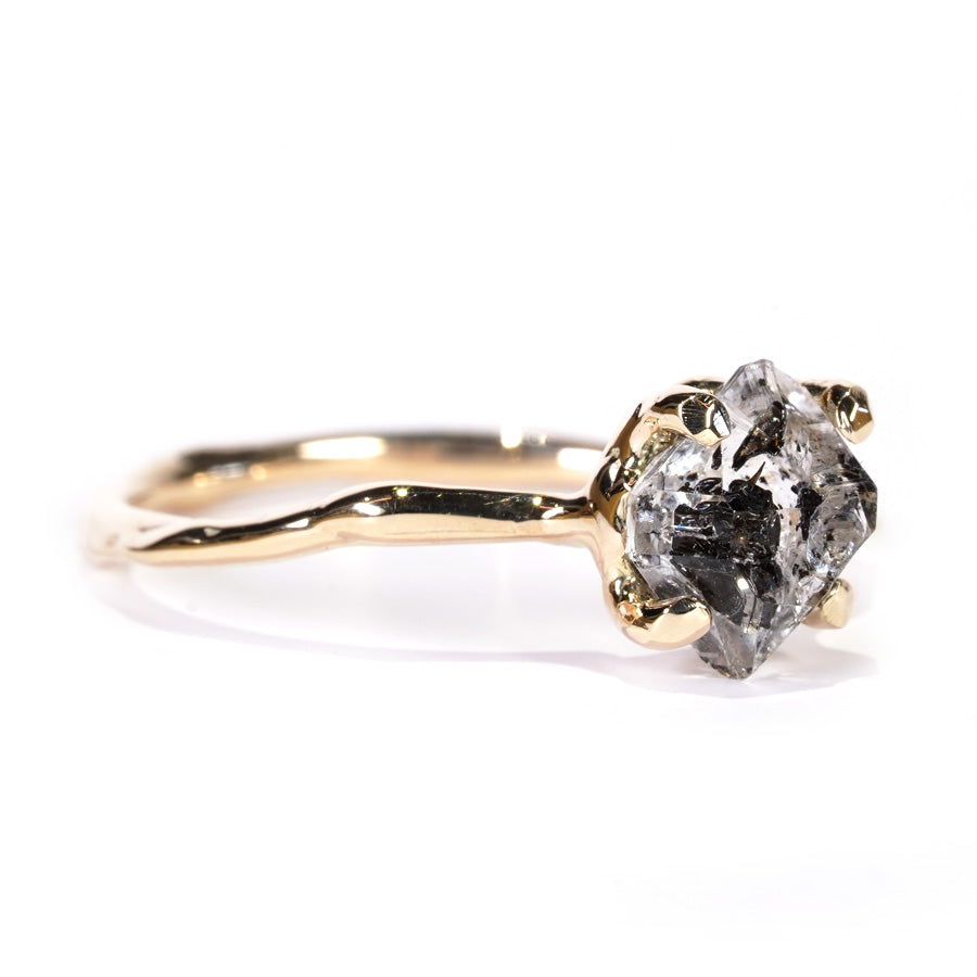 Charm Ring No.1284/Herkimer Diamond