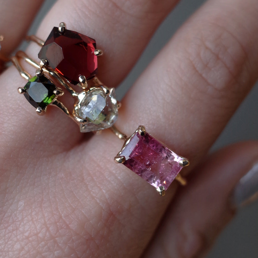 Charm Ring No.1287/ Tourmaline