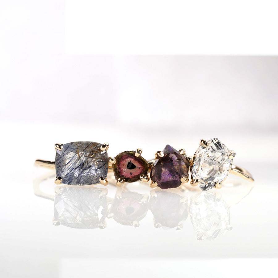 Charm Ring No.1293/ Amethyst