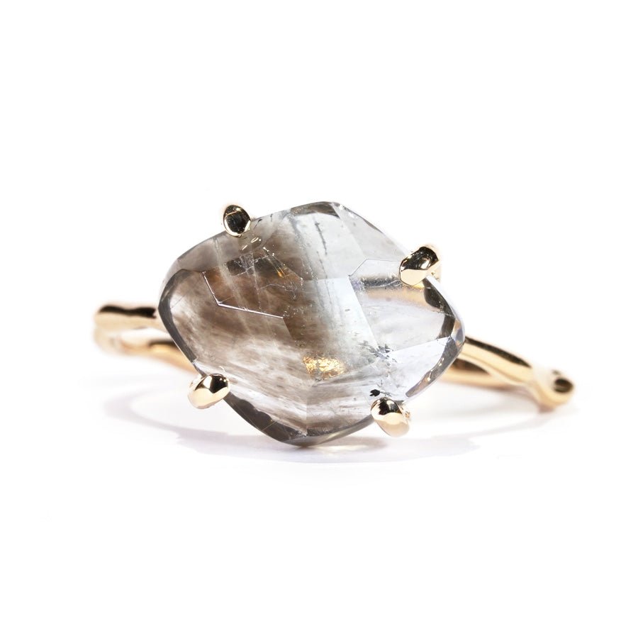 Charm Ring No.1301/ Moss Aquamarine