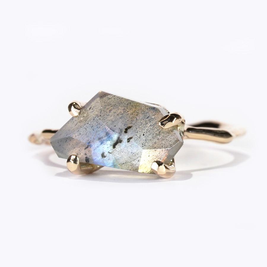 Charm Ring No.1306/ Labradorite