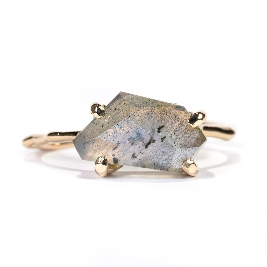 Charm Ring No.1306/ Labradorite