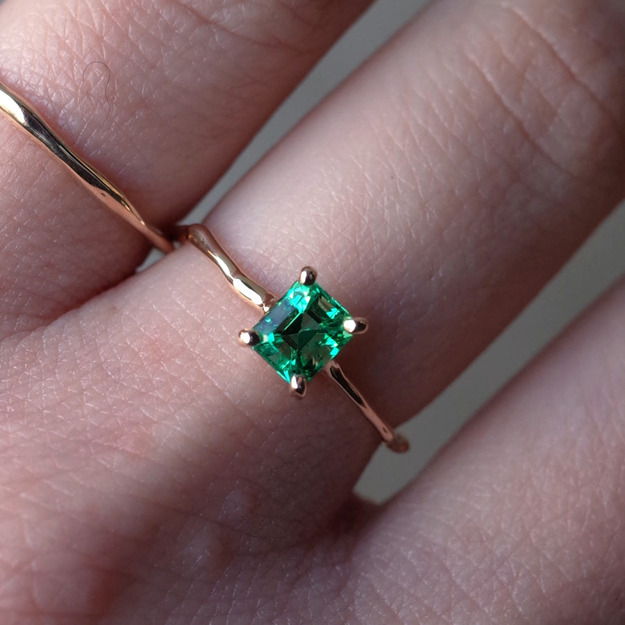 Charm Ring No.1307/ Emerald