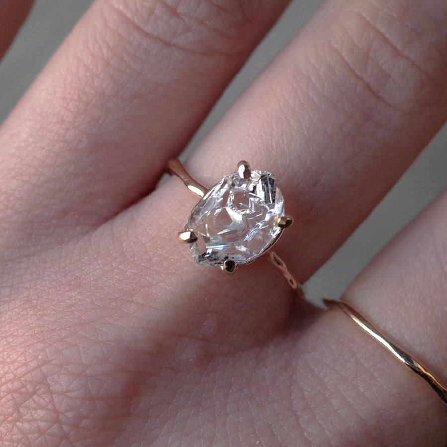 Charm Ring No.1310/ Herkimer Diamond