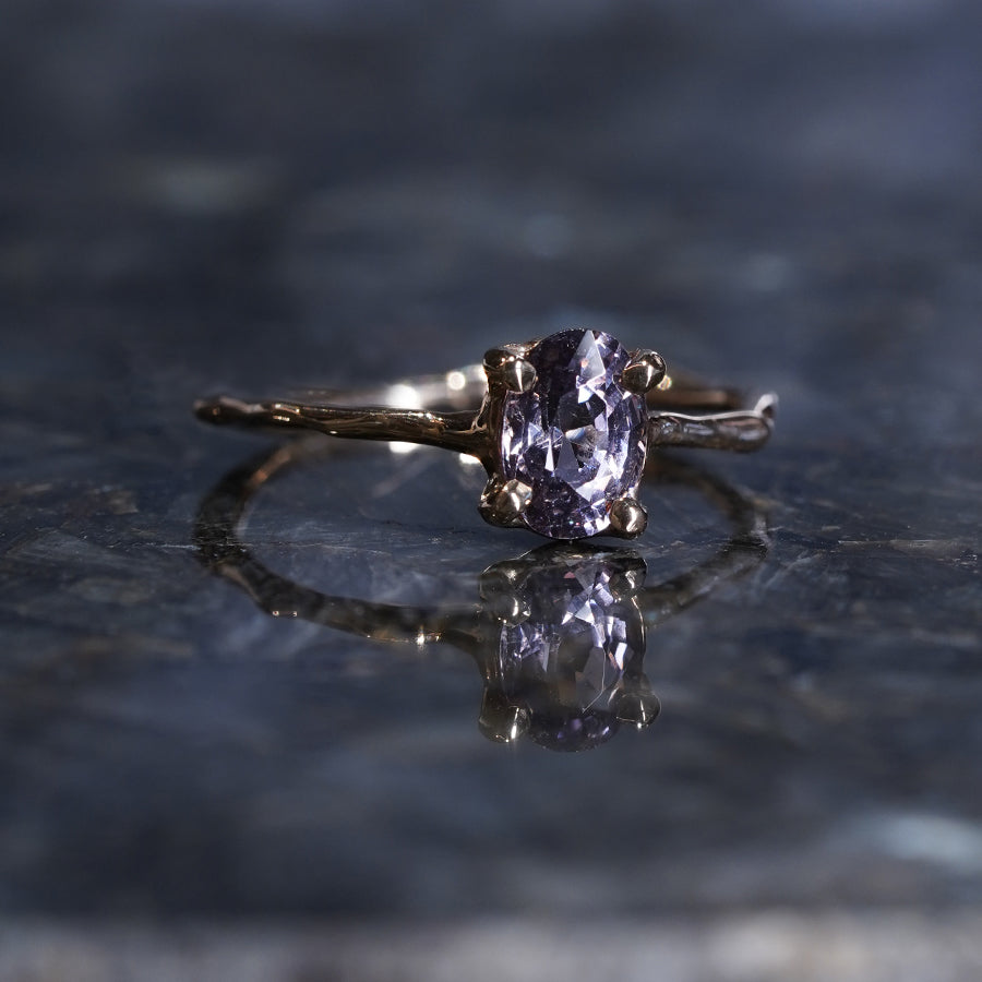 Charm Ring No.1340/ Lavender Spinel