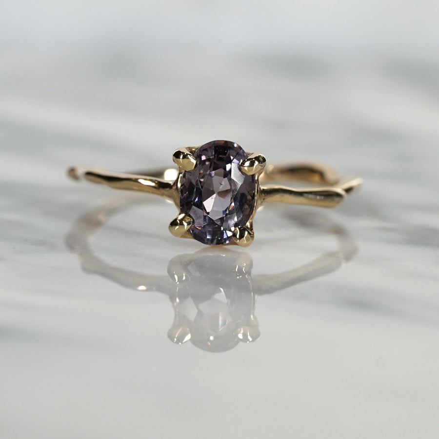 Charm Ring No.1340/ Lavender Spinel