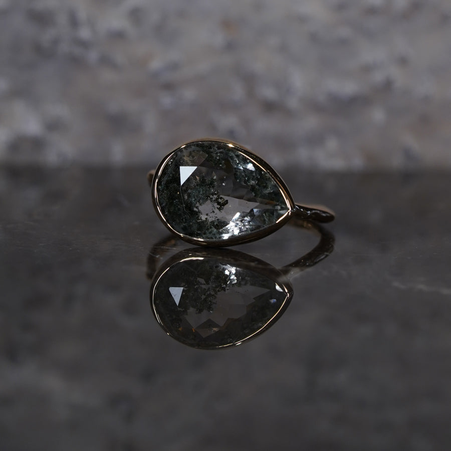 Charm Ring No.1344/ Himalayan Crystal Quartz