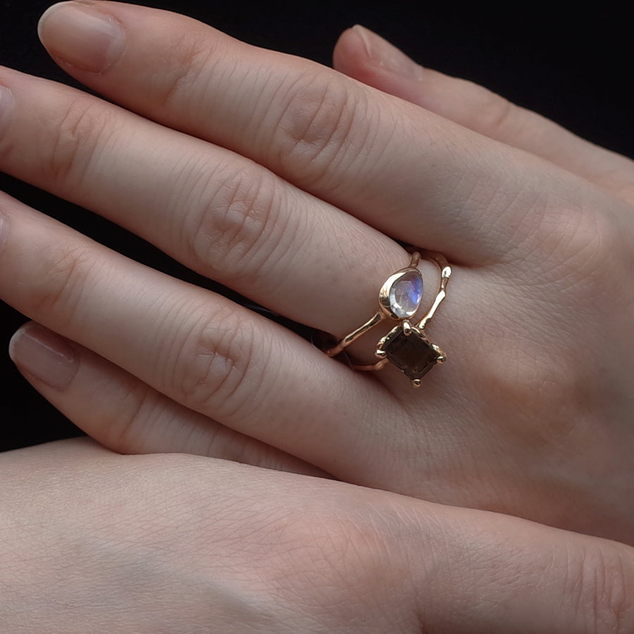 Charm Ring No.1371/ Moon Stone