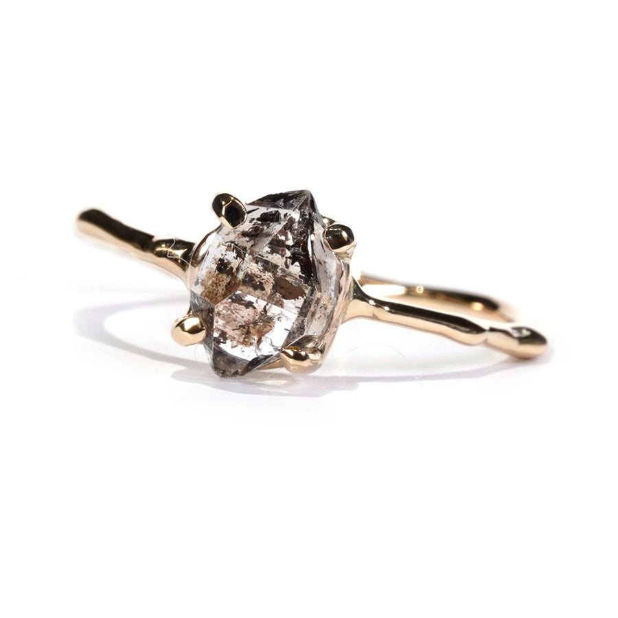 Charm Ring No.1398/ Herkimer Diamond
