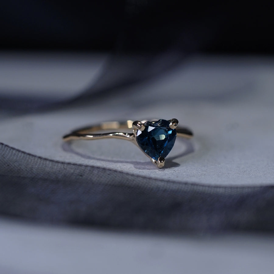 【オーダー専用】Charm Ring No.1420/ London Blue Topaz