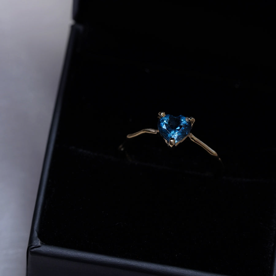 【オーダー専用】Charm Ring No.1420/ London Blue Topaz