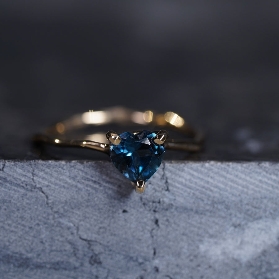 【オーダー専用】Charm Ring No.1420/ London Blue Topaz
