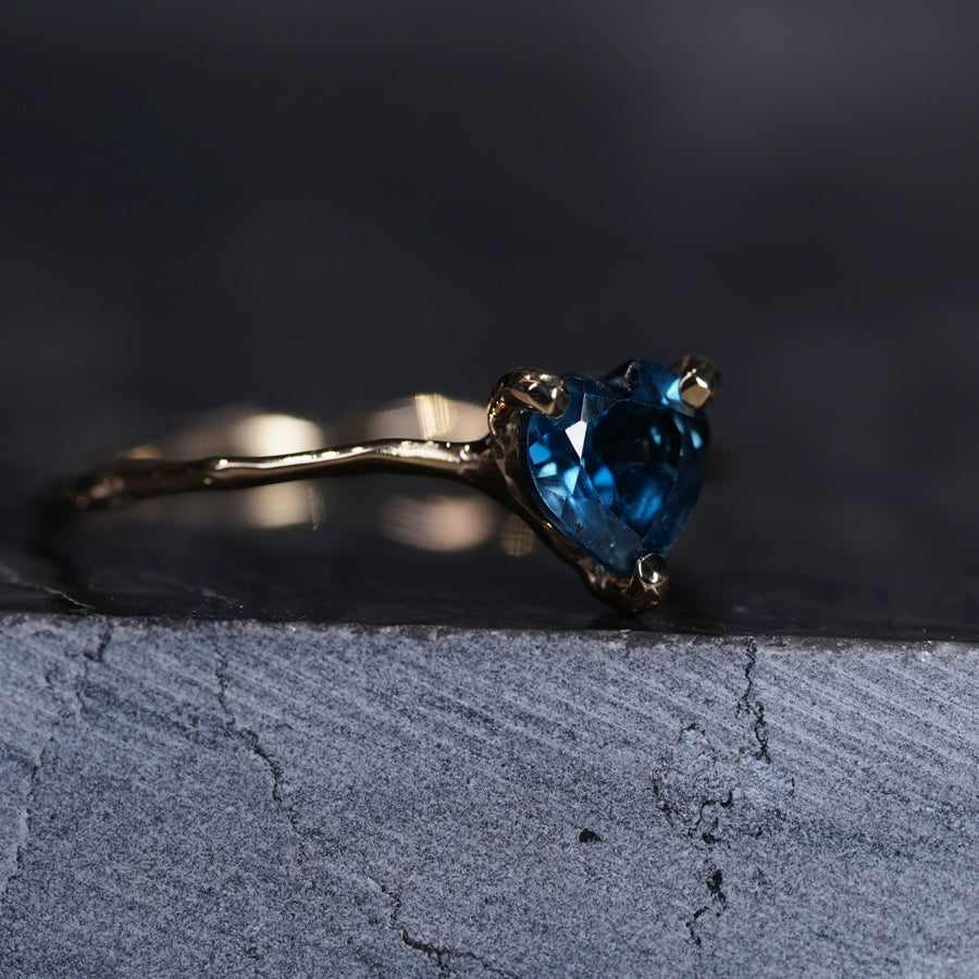【オーダー専用】Charm Ring No.1420/ London Blue Topaz