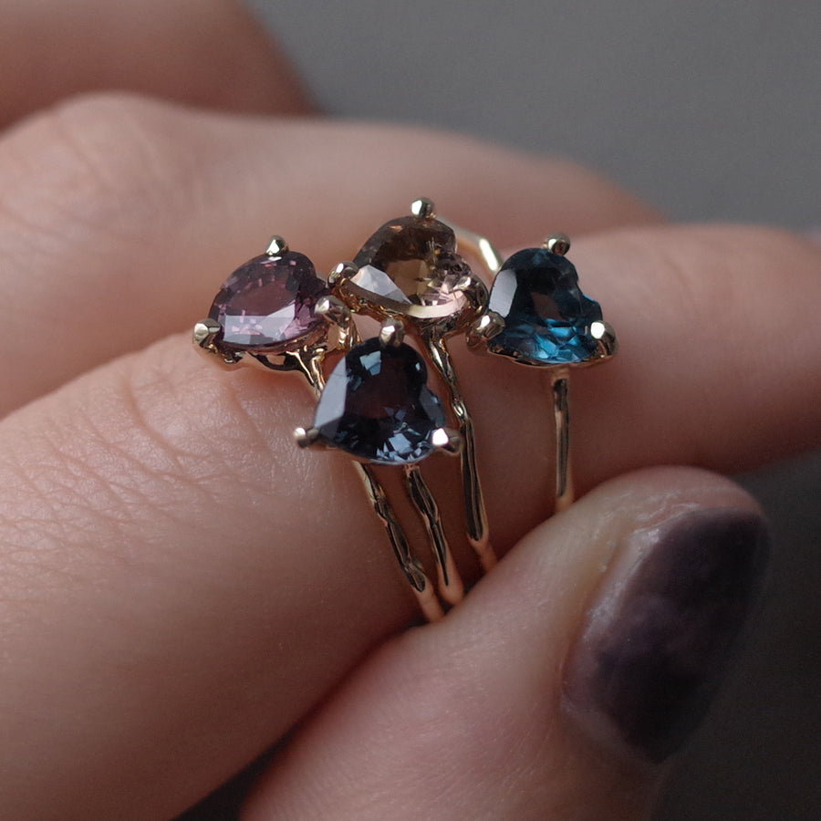 【オーダー専用】Charm Ring No.1420/ London Blue Topaz