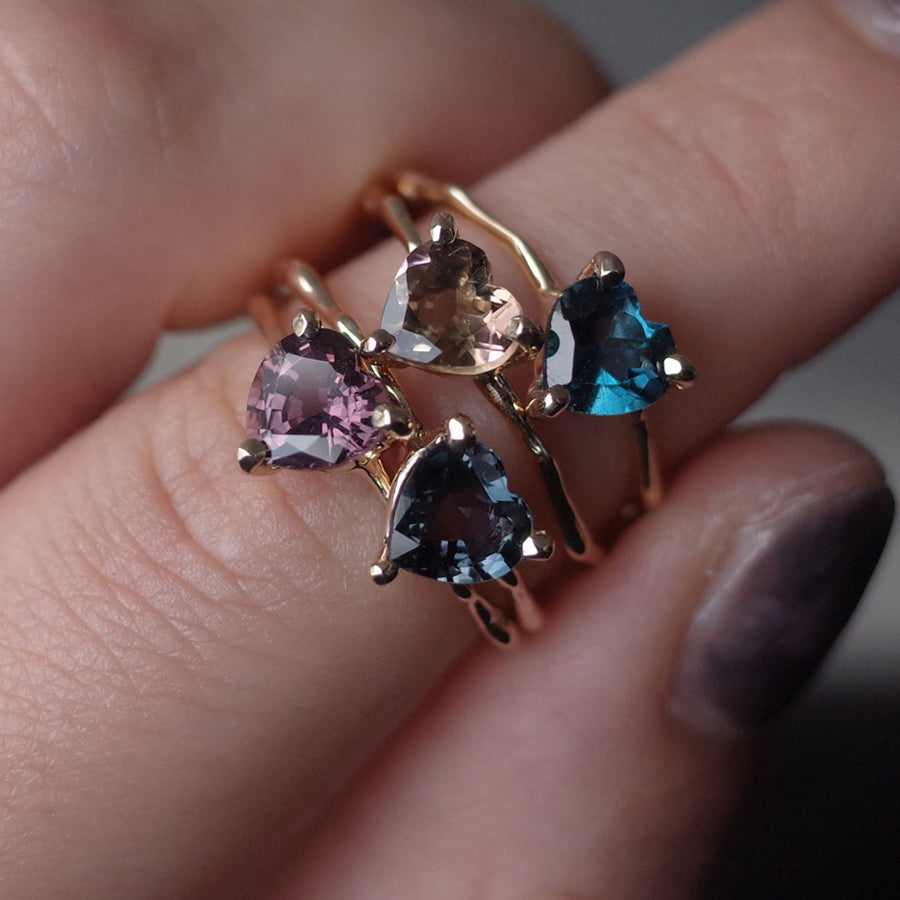 【オーダー専用】Charm Ring No.1420/ London Blue Topaz