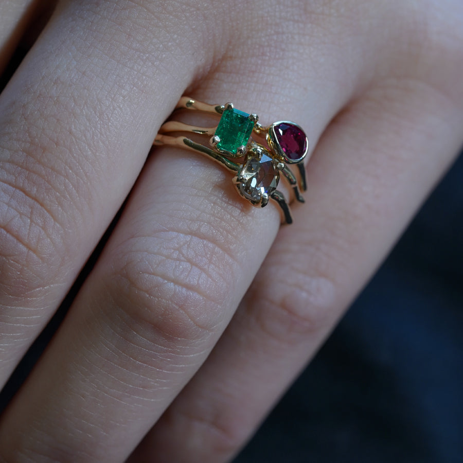 Charm Ring No.1393/ Ruby
