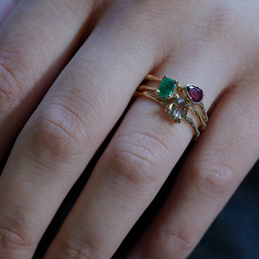 Charm Ring No.1393/ Ruby