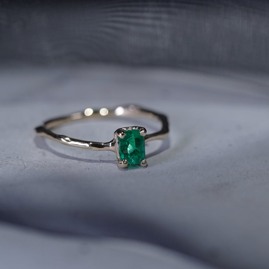 Charm Ring No.1425/ Emerald