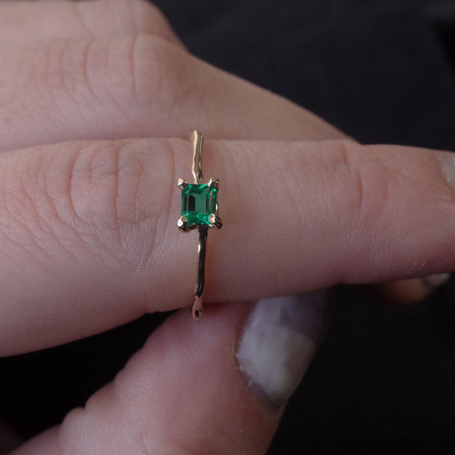 Charm Ring No.1446/ Emerald