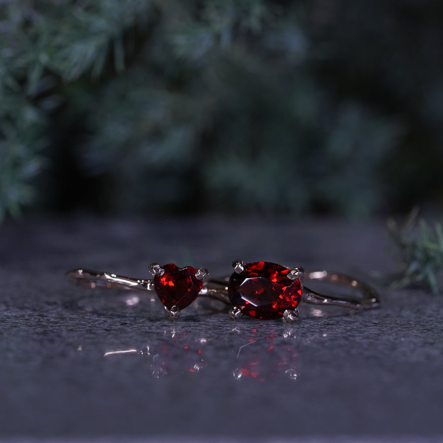 Charm Ring No.1450/Garnet